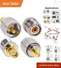 4-PIECE Sma Uhf Connector Kit For Baofeng, Kenwood & Yaesu Radios. Fixed Price $22.98.
