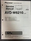 Pioneer AVD-W6210 Service Manual Original W/schematics, Parts Listing, Etc. Fixed Price $9.99.