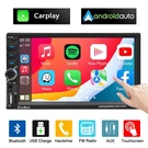 Essgoo Double 2 Din 7" Touch Screen Stereo W/ Gps Navi Bt Swc For Carplay. Fixed Price $55.99.