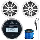 Enrock Digital Media Gauge Style Receiver, 2X 6.5" 180W Speakers, Wire, Antenna. Fixed Price $223.99.