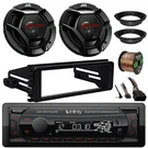 Infinity Fm Receiver, 2X 6.5" 300W Speakers W/wire, Adapters, Harley Install Kit. Fixed Price $179.99.