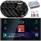 Jvc Double-din Car Receiver, 4X 6.5" 300W Max Speaker, 4-CHANNEL Amplifier W/kit. Fixed Price $658.49.