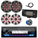 Jvc Marine Bluetooth Receiver, 4X 8" 300W Led Speakers, Cover, Antenna, Wire. Fixed Price $528.99.