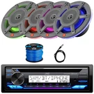 Jvc Cd Stereo Receiver, 4X 8" 500W Gray Speakers, Radio Antenna, Wire. Fixed Price $510.99.