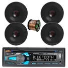 In-dash Bluetooth Cd Stereo Receiver, 4X 6.5" 225W 2-WAY Car Speaker, Wire. Fixed Price $199.49.