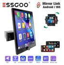 Essgoo Single Din Stereo Wireless Carplay Android Auto Rotatable Screen Usb. Fixed Price $95.99.