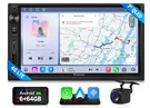 Eonon UX6S2 7" Android 13 Double Din 6+64G Stereo Carplay Gps Radio Lte. Fixed Price $258.39.