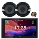 Jvc KW-M695BW Wifi Bluetooth Stereo Receiver, 2X 6.5" 300W Car Speakers W/wire. Fixed Price $481.49.