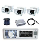 In-dash Marine Receiver W/pyle Box Speakers, Amp, Antenna & Enrock Wire. Fixed Price $220.99.