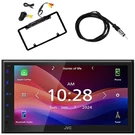 Jvc KW-M690BW 1-DIN Bluetooth Shallow Chassis MP3 Radio, Rear View Backup Camera. Fixed Price $379.00.