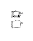 Genuine Mopar Multi Media Radio 68365211AC. Fixed Price $632.50.