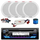 Jvc Marine Bt Cd Stereo Receiver, Amp W/kit, 4X 6.5" 400W White Speakers,wire. Fixed Price $359.49.
