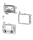 Genuine Mopar Multi Media Radio 68467281AE. Fixed Price $1122.03.