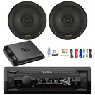 Infinity Single Din Bluetooth Fm Radio Receiver, 2X 6.5" 200W Speaker, Amp W/kit. Fixed Price $259.99.