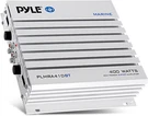 Pyle 2.1 Bluetooth Marine Amplifier Receiver - Waterproof Channel, 400W. Fixed Price $59.99.
