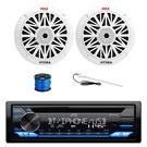 Jvc Single Din Bluetooth Cd Receiver, 2X 6.5'' 200W Speakers, Wire, Antenna. Fixed Price $208.49.