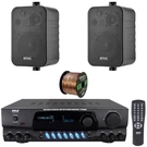 Pyle Am/fm Radio Digital Receiver, 2X 4" 30W 3-WAY Indoor/outdoor Speakers, Wire. Fixed Price $173.49.