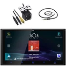 Jvc Double-din Usb Apple Carplay Receiver, Rear View Back-up Camera, Antenna. Fixed Price $514.99.