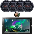 Jvc KW-M875BW 6.8" Touchscreen Hdmi/wifi Receiver, 4X 6.75" 300W Speakers W/wire. Fixed Price $799.00.
