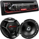 Jvc KD-T720BT 1-DIN Cd Receiver With Bluetooth + 2X 300W 6.5" Car Speaker. Fixed Price $134.99.