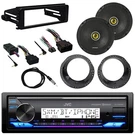 Jvc KD-X38MBS Single Din Usb/am Siriusxm Receiver W/kit + 2X 6.75" 300W Speakers. Fixed Price $305.99.