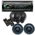 Pioneer MVH-S522BS Bluetooth Car Stereo & 300W 6.5" Component Coaxial Speakers. Fixed Price $292.99.