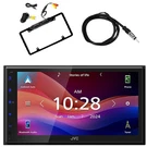 Jvc KW-M695BW 1-DIN Bluetooth Shallow Chassis MP3 Radio, Rear View Backup Camera. Fixed Price $448.49.