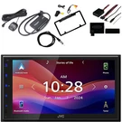 Jvc 1-DIN Bluetooth Receiver, Satellite Vehicle Tuner Kit, Handlebar Camera. Fixed Price $576.49.