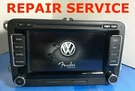 Repair Your 2010-2015 Vw Volkswagen Oem Navigation Radio RNS-510 RNS510. Fixed Price $195.00.
