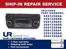 Repair Service: 2016-2018 Chrysler Dodge Oem Radios 5091258AF & Other Part #'s. Fixed Price $200.00.