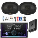 Jvc Double Din Bluetooth Am/fm Radio Receiver, 2X 6X9" 300W Speakers, Amp W/kit. Fixed Price $353.49.