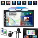 Backup Camera 2-DIN Stereo Radio Cd Dvd Player Bluetooth Carplay Gps Auto. Fixed Price $124.99.