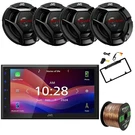 Jvc Single-din Bluetooth Radio, 4X 6.5" 300W Speakers W/wire, Backup Camera. Fixed Price $471.49.
