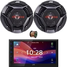 Jvc Bluetooth Usb Am/fm Receiver, 2X 6.5" 300W Speakers + Wire. Fixed Price $398.00.