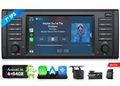 CAM+OBD+DVR+7" Android Auto 14 4+64 For Bmw E39 528I 530I Stereo Carplay Gps. Fixed Price $203.98.