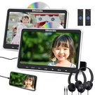 2 X 10.1" Full Car Headrest Monitor Dvd Player 1080P Screen Hdmi Usb +headset. Fixed Price $153.89.