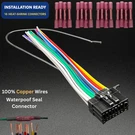Power Wire Harness For Kenwood KDCBT33 KDC-BT33 Kit With Connectors. Fixed Price $10.95.