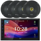 Jvc Single-din Bluetooth MP3/USB Receiver, 4X 6.5" 300W Max Coaxial Car Speakers. Fixed Price $552.49.