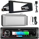 Pyle PLMRB38B Single Din Bluetooth MP3 Receiver W/kit + Cover, Amp Booster. Fixed Price $98.99.