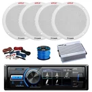 Jvc Marine Bt Am/fm Receiver, Amp W/kit, 4X 6.5" 400W White Speakers,wire. Fixed Price $305.99.