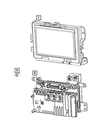 Genuine Mopar Multi Media Radio 68581663AH. Fixed Price $629.05.