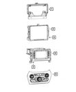 Genuine Mopar Multi Media Radio 68249987AJ. Fixed Price $1085.52.