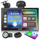 Atoto 9" Android Digital Media Receivers Portable Car Stereo 4+32G Dash&rear Cam. Fixed Price $152.99.