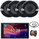 Jvc 1-DIN Bluetooth Digital Multimedia Receiver, 4X 6.5" 300W Max Speakers. Fixed Price $526.99.