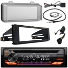 Jvc Single Din Bluetooth Receiver W/kit, Antenna, Cover, Handlebar Control. Fixed Price $303.49.