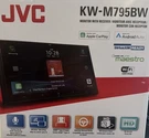 New Jvc KW-M795BW, 2-DIN Digital Media Receiver, W/ Apple Carplay & Android Auto. Fixed Price $449.99.