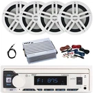 Pyle Single Din Fm Stereo Receiver, 4X 6.5" 180W Max Speakers, Amp W/kit. Fixed Price $215.99.