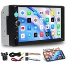 7" Double 2 Din Car MP5 Player Bluetooth Touch Screen Stereo Radio With Camera. Fixed Price $35.99.