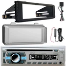 Pyle PLCD43MRB Single Din Head Unit Receiver W/kit + Cover, Amp Booster. Fixed Price $144.49.