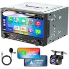 Double Din Stereo Cd Dvd Player With Wireless Carplay&android Auto, 7 Inch. Fixed Price $205.58.